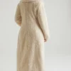 Cappotto lungo in shearling Alaska color crema Cappotto lungo in shearling Alaska color crema