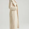 Cappotto lungo in shearling Alaska color crema Cappotto lungo in shearling Alaska color crema