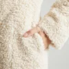 Cappotto lungo in shearling Alaska color crema Cappotto lungo in shearling Alaska color crema