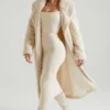 Cappotto lungo in shearling Alaska color crema Cappotto lungo in shearling Alaska color crema