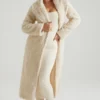 Cappotto lungo in shearling Alaska color crema Cappotto lungo in shearling Alaska color crema