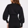 Cardigan a maniche lunghe in maglia Anele in nero Cardigan a maniche lunghe in maglia Anele in nero