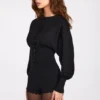 Cardigan a maniche lunghe in maglia Anele in nero Cardigan a maniche lunghe in maglia Anele in nero