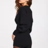 Cardigan a maniche lunghe in maglia Anele in nero Cardigan a maniche lunghe in maglia Anele in nero