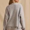Cardigan oversize con zip in Ice Marl Cardigan oversize con zip in Ice Marl