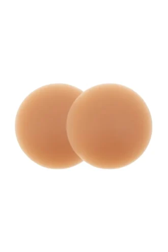 Copricapezzoli in silicone riutilizzabili Intimates, color mandorla