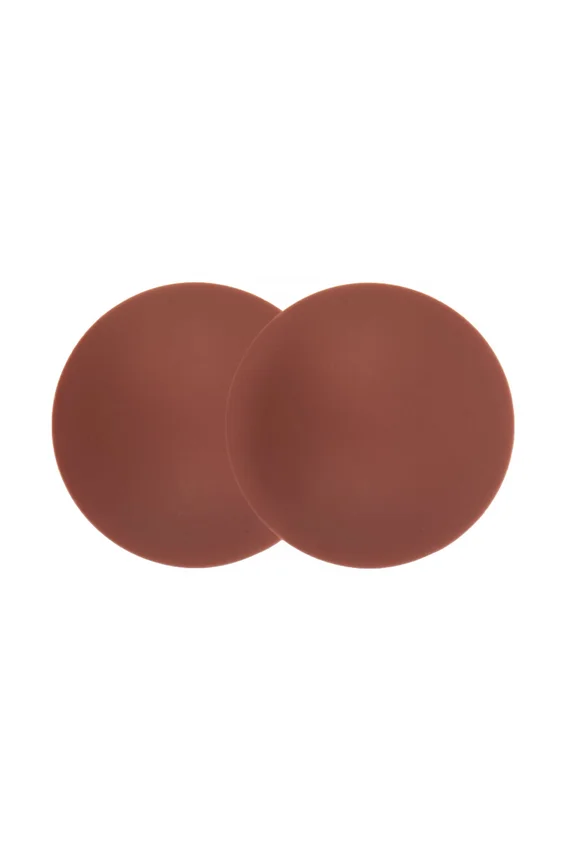 Copricapezzoli in silicone riutilizzabili Intimates in color castagna