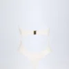 Costume intero Bahari con dettagli metallici e cut-out in bianco