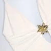 Costume intero Bahari con dettagli metallici e cut-out in bianco