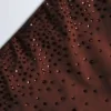 Costume intero con cut-out decorato Formentera in marrone cioccolato
