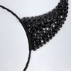Fascia per capelli Vixena Devil Horns in nero Fascia per capelli Vixena Devil Horns in nero