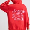 Felpa oversize in morbido jersey di cotone, colore rosso