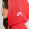 Felpa oversize in morbido jersey di cotone, colore rosso