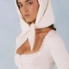 Foulard in maglia Aviana color avorio Foulard in maglia Aviana color avorio