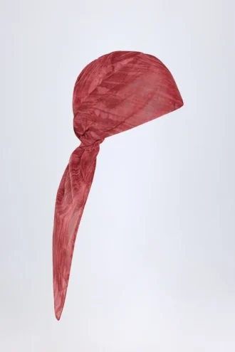 Foulard Ventura con stampa rossa