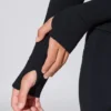 Giacca con zip a maniche lunghe in nero Giacca con zip a maniche lunghe in nero