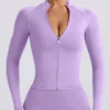 Giacca con zip Define Luxe in lilla Giacca con zip Define Luxe in lilla