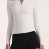 Giacca con zip Soft Active in avorio Giacca con zip Soft Active in avorio