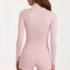 Giacca con zip Soft Active in Blush Marl Giacca con zip Soft Active in Blush Marl
