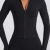 Giacca con zip Soft Active in nero Giacca con zip Soft Active in nero