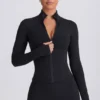 Giacca con zip Soft Active in nero Giacca con zip Soft Active in nero