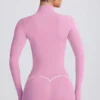 Giacca con zip Soft Active in rosa antico Giacca con zip Soft Active in rosa antico