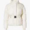 Giacca da sci oversize impermeabile con cintura in Ice Giacca da sci oversize impermeabile con cintura in Ice