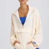 Giacca da tuta oversize in bianco