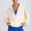 Giacca da tuta oversize in bianco