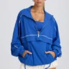 Giacca da tuta oversize in blu cobalto