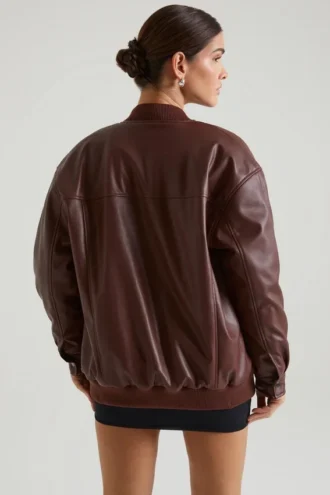 Giacca in ecopelle Maple marrone Giacca in ecopelle Maple marrone