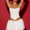 Gonna a balze Marnie in bianco Gonna a balze Marnie in bianco