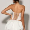 Gonna a balze Marnie in bianco Gonna a balze Marnie in bianco