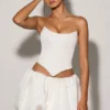 Gonna a balze Marnie in bianco Gonna a balze Marnie in bianco
