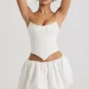 Gonna a balze Marnie in bianco Gonna a balze Marnie in bianco