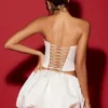 Gonna a balze Marnie in bianco Gonna a balze Marnie in bianco