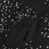Top bikini con spalline incrociate e decorazioni Liberty in nero Top bikini con spalline incrociate e decorazioni Liberty in nero