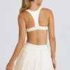 Gonna da tennis a pieghe in bianco Gonna da tennis a pieghe in bianco