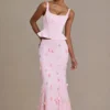 Gonna in tulle impreziosita Opaline Premium in rosa confetto Gonna in tulle impreziosita Opaline Premium in rosa confetto