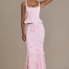 Gonna in tulle impreziosita Opaline Premium in rosa confetto Gonna in tulle impreziosita Opaline Premium in rosa confetto