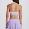 Gonna-pantaloncino da tennis plissettata a vita bassa Soft Active in lilla Gonna-pantaloncino da tennis plissettata a vita bassa Soft Active in lilla