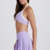 Gonna-pantaloncino da tennis plissettata a vita bassa Soft Active in lilla Gonna-pantaloncino da tennis plissettata a vita bassa Soft Active in lilla