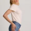 Hot pants a vita bassa Lanori in blu medio Hot pants a vita bassa Lanori in blu medio