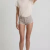 Hot pants a vita bassa Lanori in ecru Hot pants a vita bassa Lanori in ecru