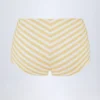 Hot pants a vita media Cerreto a righe giallo limone Hot pants a vita media Cerreto a righe giallo limone