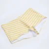Hot pants a vita media Cerreto a righe giallo limone Hot pants a vita media Cerreto a righe giallo limone