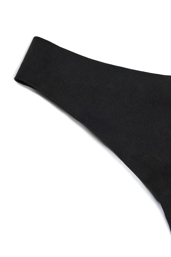 Intimates Tanga in maglia senza cuciture, nero Intimates Tanga in maglia senza cuciture, nero