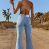 Jeans a vita alta e gamba svasata Flare For You Tall in lavaggio azzurro Jeans a vita alta e gamba svasata Flare For You Tall in lavaggio azzurro