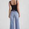 Jeans a vita bassa e gamba larga Jeylan in lavaggio vintage Jeans a vita bassa e gamba larga Jeylan in lavaggio vintage