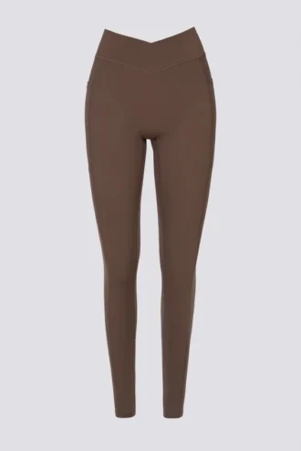 Leggings a gamba intera Soft Active in color Cacao